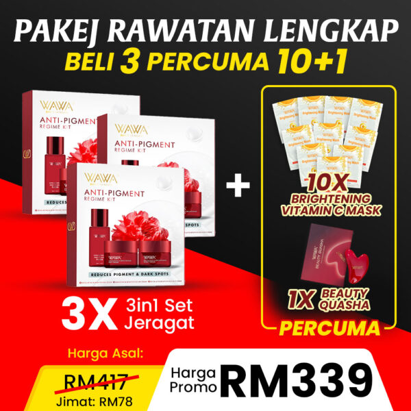 Pakej Rawatan Lengkap (3 Kotak + 11 Freegift)
